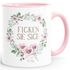 Kaffee-Tasse mit Spruch individuell anpassbar Schimpfwörter Beleidigung Ironie Sarkasmus Geschenk lustige Büro-Tasse MoonWorks®preview