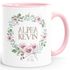 Kaffee-Tasse mit Spruch individuell anpassbar Schimpfwörter Beleidigung Ironie Sarkasmus Geschenk lustige Büro-Tasse MoonWorks®preview