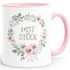 Kaffee-Tasse mit Spruch individuell anpassbar Schimpfwörter Beleidigung Ironie Sarkasmus Geschenk lustige Büro-Tasse MoonWorks®preview