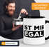 Kaffee-Tasse mit Spruch Ist mir Egal Spruch-Tasse mit Innenfarbe MoonWorks®preview