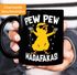 Kaffee-Tasse mit Spruch Pew Pew Madafakas Crazy Chick Küken Meme Trend Bürotasse lustige Kaffeebecher MoonWorks®preview