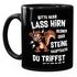 Kaffee-Tasse mit Spruch Sarkasmus Herr lass Hirn regnen Bürotasse lustige Kaffeebecher MoonWorks®preview