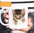 Kaffee-Tasse mit süßem Katzen-Aufdruck Katzen Baby schaut aus der Tasse MoonWorks®preview