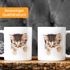 Kaffee-Tasse mit süßem Katzen-Aufdruck Katzen Baby schaut aus der Tasse MoonWorks®preview