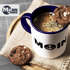 Kaffee-Tasse Moin mit Anker Frühstückstasse mit farbigen Henkel und Innenfarbe MoonWorks®preview