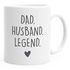 Kaffee-Tasse Mom Wife Boss Dad Husband Legend Geschenk Mama Papa Moonworks®preview
