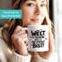 Kaffee-Tasse Motiv Spruch Die Welt ist schön | beidseitig bedruckt | Geschenk für beste Freundin Kollegin SpecialMe®preview
