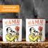 Kaffee-Tasse Muttertag Pop-Art Print Aufdruck Musik Geschenk für Mama Queen Keramik Moonworks®preview