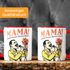 Kaffee-Tasse Muttertag Pop-Art Print Aufdruck Musik Geschenk für Mama Queen Keramik Moonworks®preview