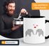Kaffee-Tasse Origami Elefanten Pärchen verliebt Paar Liebe Geschenk-Tasse MoonWorks®preview