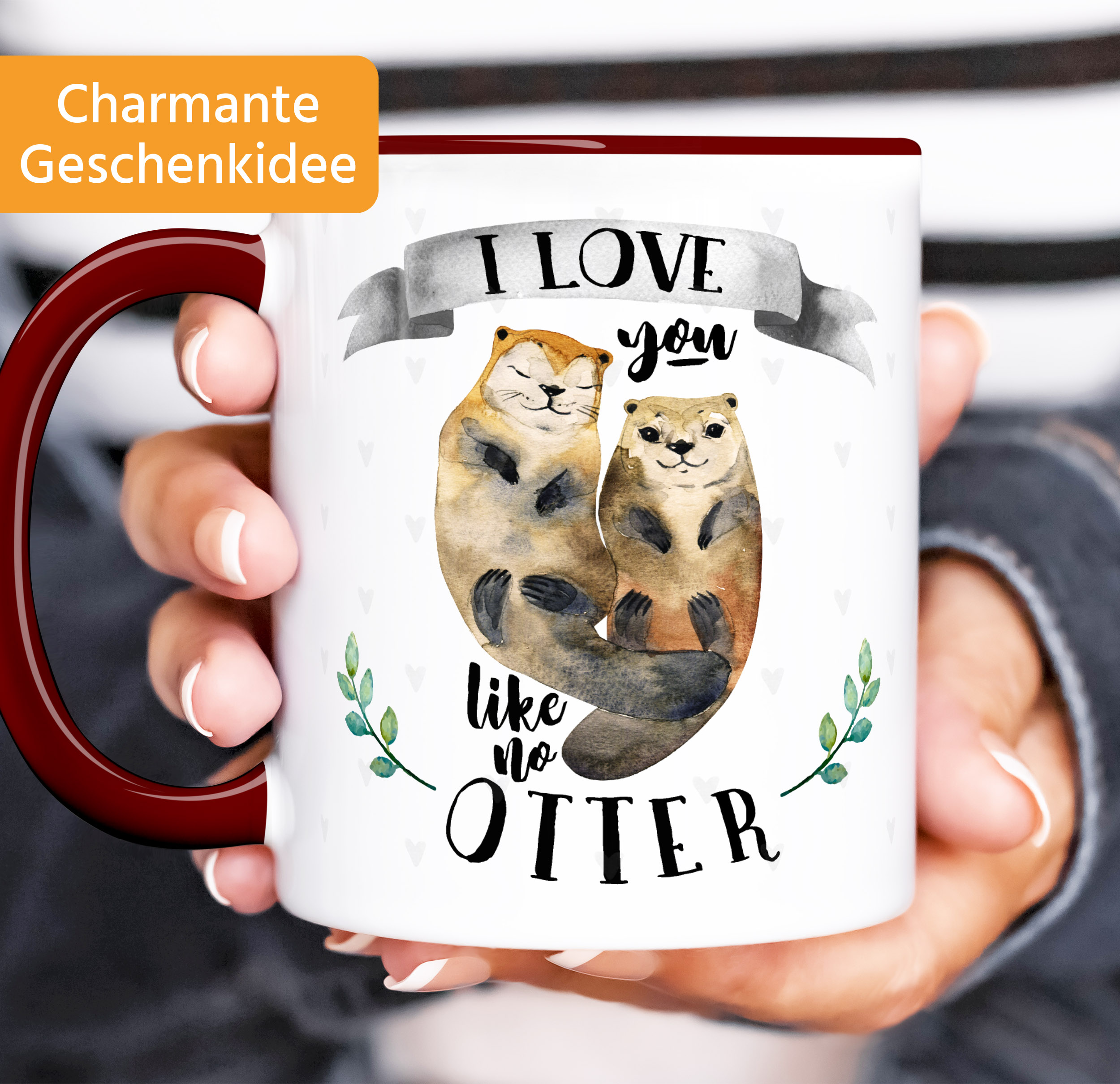 MoonWorks Kaffeetasse Personalisiert – Mit Wunschtext, 325 Ml Keramik, Rosa, Spülmaschinengeeignet