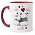 Kaffee-Tasse Panda Ich Deins Du Meins Wir Eins Liebes-Geschenk Liebesbeweis Geschenkidee Freund Freundin Moonworks®preview
