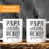 Kaffee-Tasse Papa ich hab nachgemessen du bist großartig Geschenke Kinder Sohn Tochter zum Vatertag Moonworks®preview