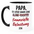 Kaffee-Tasse Papa Ich werde immer deine finanzielle Belastung sein lustige Geschenke für Väter Weihnachten Vatertag Moonworks®preview
