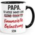 Kaffee-Tasse Papa Ich werde immer deine finanzielle Belastung sein lustige Geschenke für Väter Weihnachten Vatertag Moonworks®preview