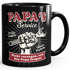 Kaffee-Tasse Papa's / Opa's Service 24 Stunden geöffnet Geschenke zum Vatertag Spruch lustig Moonworks®preview
