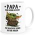 Kaffee-Tasse Papa Sprüche Geschenk Vatertag Lustig Motiv Baby- mit Spruch MoonWorks®preview