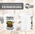 Kaffee-Tasse Papa Sprüche Geschenk Vatertag Lustig Motiv Baby- mit Spruch MoonWorks®preview