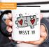 Kaffee-Tasse Passt!!! 2 Puzzleteile Geschenk Liebe Valentinstag Jahrestag Beziehung Moonworks®preview