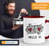 Kaffee-Tasse Passt!!! 2 Puzzleteile Geschenk Liebe Valentinstag Jahrestag Beziehung Moonworks®preview