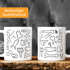  Kaffee-Tasse Penis-Muster Penisse Fun-Tasse Penis-Tasse Pimmel-Tasse Büro-Tasse Genitalien MoonWorks®preview