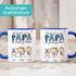 Kaffee-Tasse personalisiert Kinder-Namen Glück ist einen Papa wie dich zu haben Geschenk Vatertag SpecialMe®preview