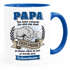 Tazza Personalizzata Per Papà Con Nome - Ceramica 330ml, Scritta In Tedesco: 'Wir Haben Versucht, Das Beste Geschenk Zu Finden...'