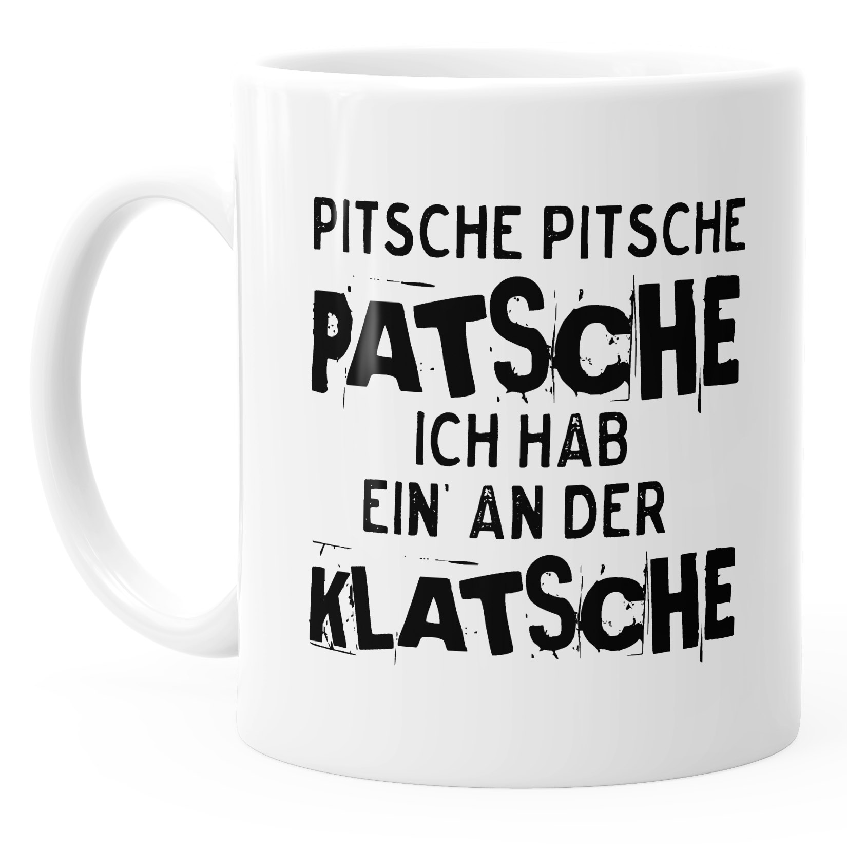 Jutebeutel Spruch Pitsche Pitsche Patsche Ich Hab Einen An Der Klatsche Moonworks  38506