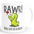 Kaffee-Tasse Rawr Means I Love You In Dinosaur T-Rex Valentinstag Liebe Geschenk MoonWorks®preview