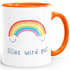 Kaffee-Tasse Regenbogen Alles wird gut Geschenk-Tasse Trost Mustmacher positiv denken durchhalten Moonworks®preview