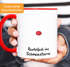 Kaffee-Tasse Rentier Rudolph im Schneesturm Weihnachtstasse lustig Meme Witz MoonWorks®preview