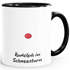 Kaffee-Tasse Rentier Rudolph im Schneesturm Weihnachtstasse lustig Meme Witz MoonWorks®preview