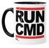 Kaffee-Tasse RUN CMD Nerd Geek Computer-Freak Tasse mit Innenfarbe MoonWorks®preview