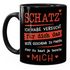 Kaffee-Tasse Schatz ich habe versucht für dich das beste Geschenk zu finden Geschenkidee Liebe Moonworks®preview