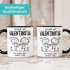 Kaffee-Tasse Scheiß auf Valentinstag ich liebe dich jeden Tag personalisiert mit Namen Geschenk Liebe SpecialMe®preview