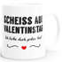 Kaffee-Tasse Scheiß auf Valentinstag Ich liebe dich jeden Tag Valentinstagsgeschenk Geschenk für Freund Freundin Kaffeetasse Teetasse Keramiktasse MoonWorks®preview