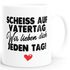 Kaffee-Tasse Scheiss auf Vatertag, wir lieben dich jeden Tag lustige Geschenke für Papa Kinder Sprüche  SpecialMe®preview
