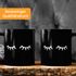 Kaffee-Tasse Schlafende Augen Wimpern Eye Lashes Müde Schlafen Mascara MoonWorks®preview