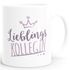 Kaffee-Tasse Schriftzug Lieblings - Kollegin/Nachbarin mit Kronemotiv Geschenk Lieblingsperson Moonworks®preview