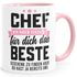 Kaffee-Tasse Spruch Chef Wir haben versucht das beste Geschenk für dich zu finden Kaffeebecher lustig Bürotasse Moonworks®preview