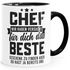 Kaffee-Tasse Spruch Chef Wir haben versucht das beste Geschenk für dich zu finden Kaffeebecher lustig Bürotasse Moonworks®preview