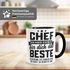 Kaffee-Tasse Spruch Chef Wir haben versucht das beste Geschenk für dich zu finden Kaffeebecher lustig Bürotasse Moonworks®preview