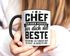 Kaffee-Tasse Spruch Chef Wir haben versucht das beste Geschenk für dich zu finden Kaffeebecher lustig Bürotasse Moonworks®preview