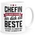 Kaffee-Tasse Spruch Chefin Wir haben versucht das beste Geschenk für dich zu finden Kaffeebecher lustig Bürotasse Moonworks®preview