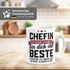 Kaffee-Tasse Spruch Chefin Wir haben versucht das beste Geschenk für dich zu finden Kaffeebecher lustig Bürotasse Moonworks®preview