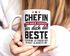 Kaffee-Tasse Spruch Chefin Wir haben versucht das beste Geschenk für dich zu finden Kaffeebecher lustig Bürotasse Moonworks®preview