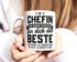 Kaffee-Tasse Spruch Chefin Wir haben versucht das beste Geschenk für dich zu finden Kaffeebecher lustig Bürotasse Moonworks®preview