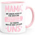 Kaffee-Tasse Spruch Du hast ja bereits uns Geschenkidee Dankeschön Mama Oma Bonus Mama MoonWorks®preview