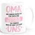 Kaffee-Tasse Spruch Du hast ja bereits uns Geschenkidee Dankeschön Mama Oma Bonus Mama MoonWorks®preview