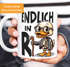 Kaffee-Tasse Spruch Endlich in Rente Ente lustiges Geschenk Rentner Ruhestand MoonWorks®preview